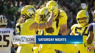 Highlights Oregon football takes home thrilling victory over Washington in OT [upl. by Neved]