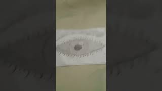 DRAW THE EYE easy subscribe art [upl. by Eeluj]