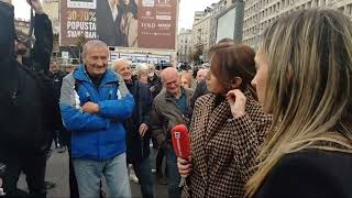 Informer provokatori stigli Uživo sa Brankovog mosta [upl. by Ahsiad]