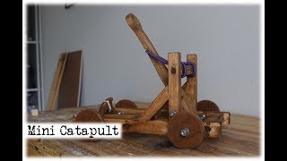 Mini Catapult  DIY [upl. by Einahpats]