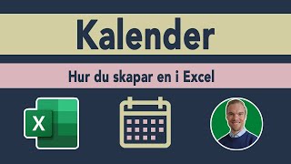 Excel  Kalender 2023  Skapa en på bästa sätt [upl. by Higgs]