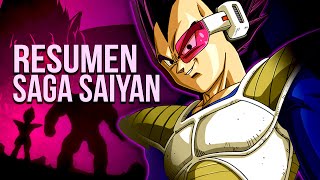 SAGA SAIYAJIN LA HISTORIA EN MINUTOS  DRAGON BALL Z [upl. by Ynetsed]