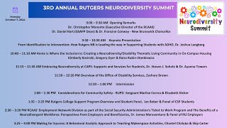 3rd Annual Neurodiversity Summit amp NEW Resource Fair [upl. by Jesus]