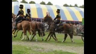 Veteranendag 2012 paardenshow Gele Rijders 30 juni 2012 Den Haag [upl. by Sirret]