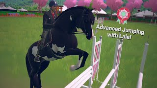 Return  Advanced Jumping w Lala  Emjei Plays Equestrian the Game  Part 15 [upl. by Nnylsaj]