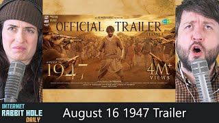 August 16 1947  Official Trailer  Gautham Karthik  NS Ponkumar  irh daily REACTION [upl. by Jeaz111]