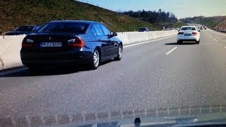 BMW 320i 184 ps vs Mazda 6 23i 16V 166 ps Sport TOP Autobahn Race [upl. by Annail873]