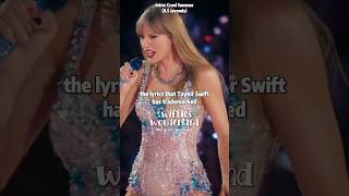 the lyrics that Taylor Swift has trademarked  taylorswift shorts [upl. by Lerrej871]