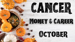 ♋️ CANCER 💸 💰Money amp Career Reading OCTOBER 2024 tarot astrology horoscope [upl. by Livvi711]