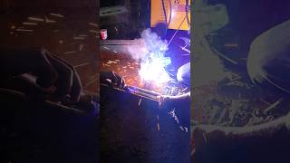 Electric welding in progress [upl. by Whelan619]