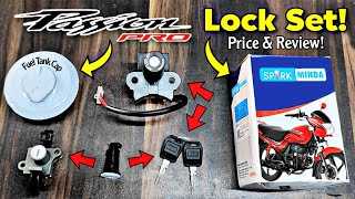 Passion Pro Lock Set Price  Minda Lock Set [upl. by Eveneg165]