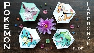 Hattifant  Pokemon Evolution  Kaleidocycle Papertoy amp Coloring Page [upl. by Carlen521]