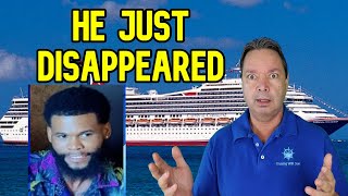 CRUISE NEWS  MAN GOES MISSING ON CARNIVAL CRUISE [upl. by Eniar]