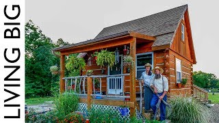 True OffGrid Homesteading in A Pioneer Style Cabin [upl. by Ajiram924]