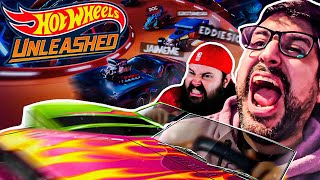 Hicimos CARRERAS en Autitos Hot Wheels  WHEELS UNLEASHED  GOTH KIDS [upl. by Uy]