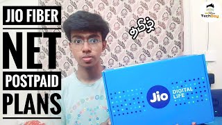 JIO FIBER NET  Postpaid Plans  Zero Installation Charge  Zero Security Deposit  Explained Tamil [upl. by Eadrahc]