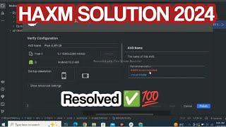 Haxm not installed Error  Resolve Haxm error 2024 [upl. by Pudendas608]