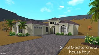 Bloxburg Small Mediterranean house ll Esapice ll [upl. by Jacquelynn]