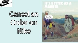 How to Cancel an Order you have Placed on Nike Discard Your Order on Nike Account on PC 2024 [upl. by Elvera23]