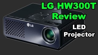 LG HW300T Micro Portable LED Projector Review [upl. by Desai]