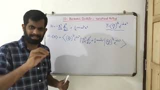 Variational method  Harmonic oscillator solved [upl. by Necila]