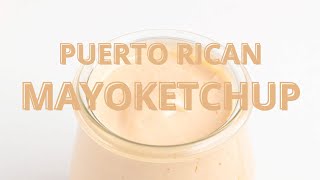 5 Minute Puerto Rican MayoKetchup Pink Sauce [upl. by Yorel676]