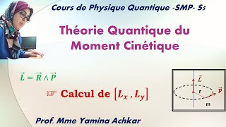 Théorie Quantique du Moment Cinétique Partie 1  chapitre 6  cours de physique quantique SMP [upl. by Ernald]