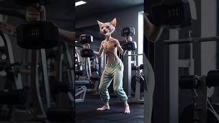 Once bullied a skinny cat turned muscular ai cat kitte fypシ゚viral catlover cute funny [upl. by Larcher88]