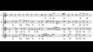 O vos omnes Tenebrae Responsories  T L de Victoria Score Animation [upl. by Philan]