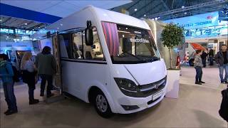 BÜRSTNER LYSEO TIME I 728 G RV CAMPER BY HYMER CITROEN JUMPER 2018 WALKAROUND AND INTERIOR [upl. by Evvy]