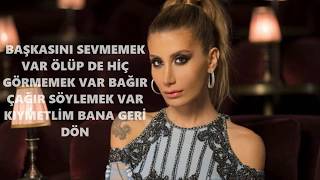 MUSTAFA CECELİ amp İREM DERİCİ  KIYMETLİM  SÖZLER EKRANDA LYRİCS VİDEO 2017 [upl. by Llehcnom328]