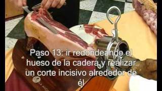 Cómo cortar el Jamón Paso a Paso 23 [upl. by Anjali343]