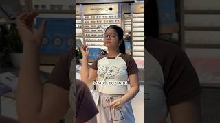 I got my new glasses ❤️✨  Tejasvi Rajput  ytshorts lenskart ad [upl. by Niwred588]