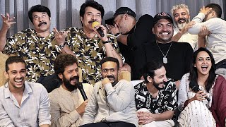 Bheeshma Parvam Team Funny Exclusive Interview  Mammootty  Soubin  Sreenath Basi  Srinda  Lena [upl. by Hauger953]