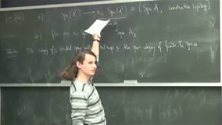 Lecture Series quotpadic Geometryquot by Peter Scholze 2014 lecture 13 [upl. by Nueormahc]