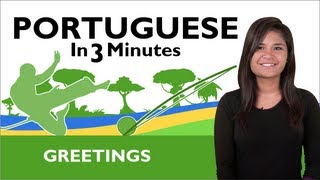 Learn Brazilian Portuguese  How to Greet People in Brazilian Portuguese [upl. by Fredia]