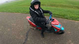 RIJDEN MET BETA ARK EN QUAD [upl. by Asilla]