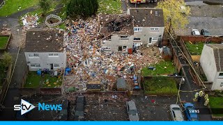 Homes devastated after massive explosion injures adults and children [upl. by Ihteerp473]