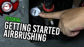 Getting Started Using an Airbrush Airbrushing Intermediate Part 1 [upl. by Orest455]