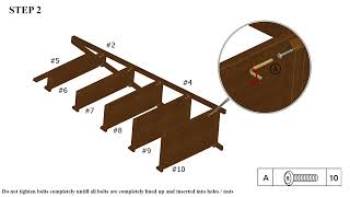 826314  COSGROVE BOOKCASE COLLECTION ASSEMBLY VIDEO [upl. by Cairns]