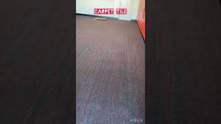 Carpet tile installation 🔥 [upl. by Bent]