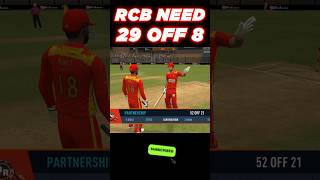 Kohli Magic  Rcb Need 29 Off 8  Csk Vs Rcb  cskvsrcb viratkohli rc24 [upl. by Teodorico389]