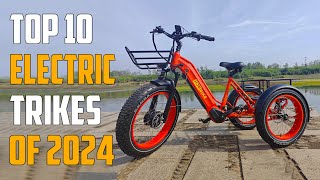 Top 10 Best Electric Tricycles 2024  Best ETrike 2024 [upl. by Ainesell235]