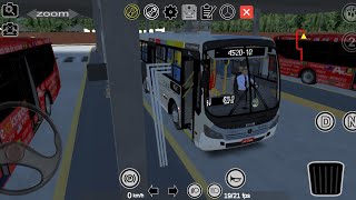 Proton bus simulator com MOD map Aricanduva linha 452010 com Caio foz super II [upl. by Leak706]