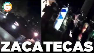 Enfrentamientos en Zacatecas  quotLevantanquot a Director y a Policías [upl. by Nocam]