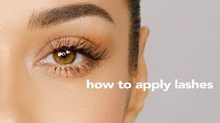 How To Apply Individual Lashes  Easy Tutorial for Beginners  Eman [upl. by Irrak]