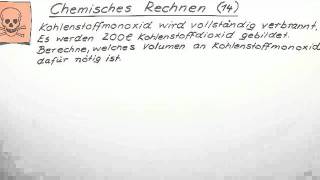 Chemisches Rechnen 14  Chemie  Allgemeine und anorganische Chemie [upl. by Yelrahs416]