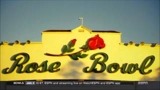 ESPNs 2016 Rose Bowl open  Narrated by Brent Musburger [upl. by Nohtanhoj]