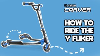 Yvolution Y Fliker 3Wheeled Scooter  Learn to Ride [upl. by Xino]