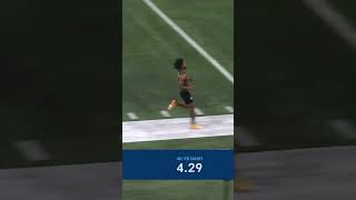 Nate Wiggins 429 forty yard dash clemson nflcombine nfldraft nfl shorts [upl. by Sadinoel]